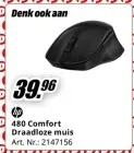 Promotie: 480 Comfort Draadloze muis