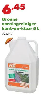 Promotie: Groene aanslagreiniger kant-en-klaar