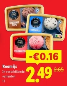Aanbieding: Roomijs
