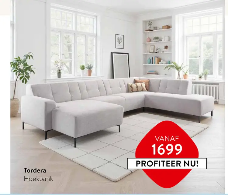 Aanbieding: Tordera Hoekbank