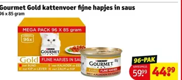 Aanbieding: Gourmet Gold kattenvoer fijne hapjes in saus