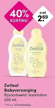 Aanbieding: Zwitsal Babyverzorging