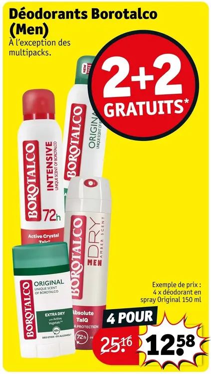Offre: Déodorants