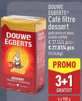 Offre: Café filtre dessert