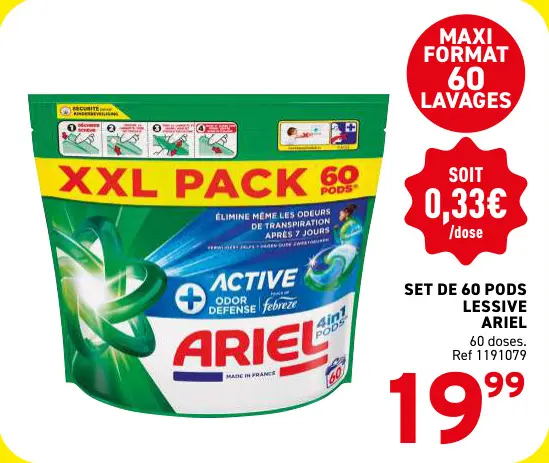Offre: Lessive ARIEL