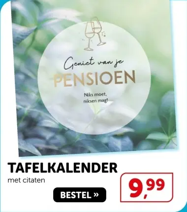 Aanbieding: Tafelkalender
