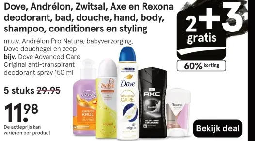 Aanbieding: Lichaams- en haarverzorging