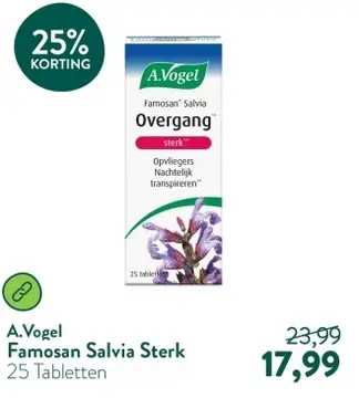 Aanbieding: A.Vogel Famosan Salvia Sterk