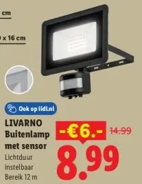 Aanbieding: Buitenlamp met sensor