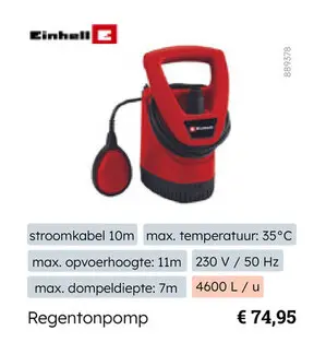 Aanbieding: Regentonpomp
