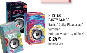 Aanbieding: HITSTER PARTY GAMES Basis / Guilty Pleasures 