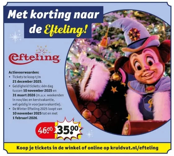 Aanbieding: Tickets Efteling