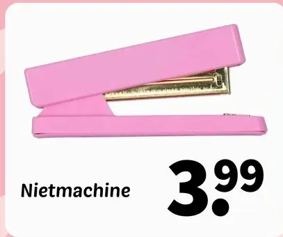 Promotie: Nietmachine
