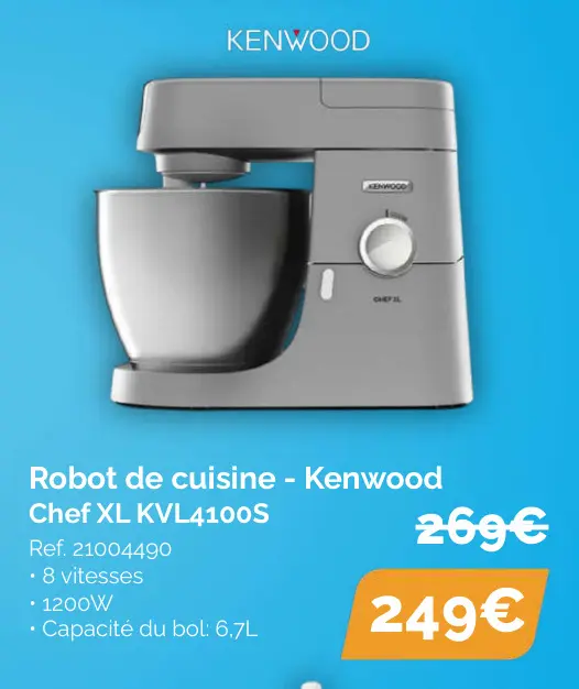 Offre: Robot de cuisine - Kenwood Chef XL KVL4100S
