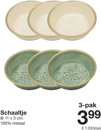 Aanbieding: Schaaltje