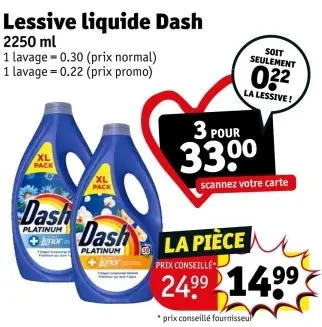 Offre: Lessive liquide