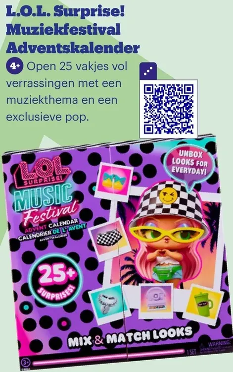 Aanbieding: Muziekfestival Adventskalender