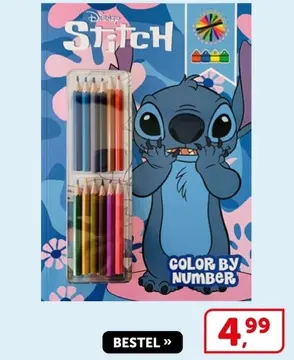 Aanbieding: Disney Stitch Color By Number