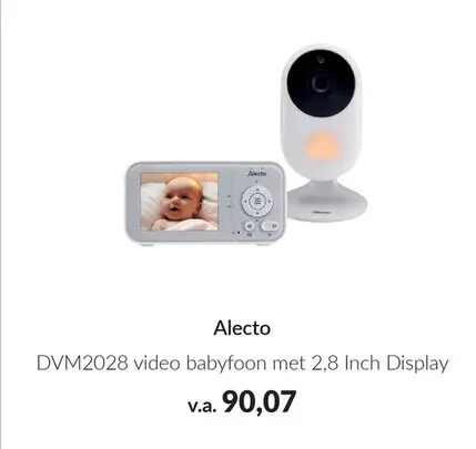 Aanbieding: DVM2028 video babyfoon met 2,8 Inch Display