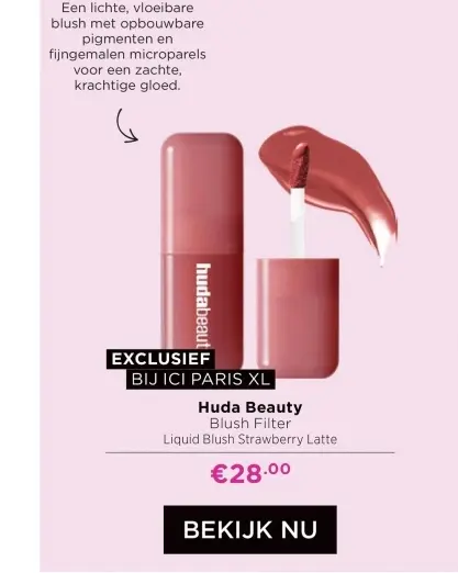 Aanbieding: Blush Filter Liquid Blush Strawberry Latte