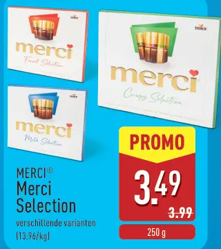 Promotie: Merci Selection