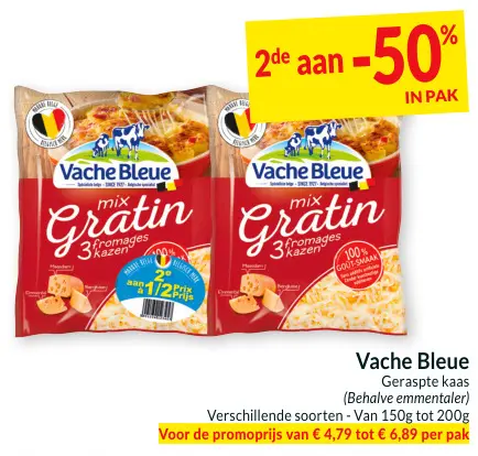 Promotie: Geraspte kaas