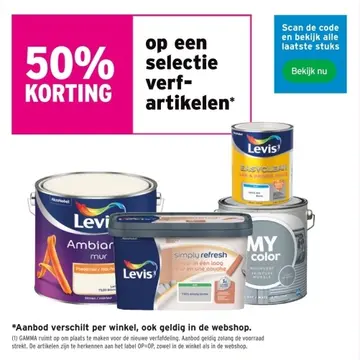 Aanbieding: selectie verfartikelen