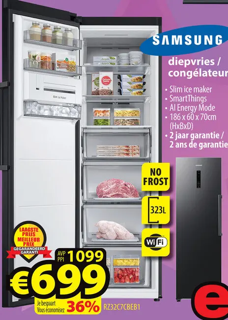 Offre: diepvries / congélateur