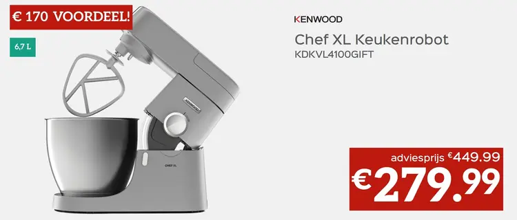 Promotie: Chef XL Keukenrobot