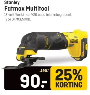 Aanbieding: Fatmax Multitool