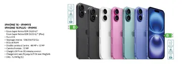 Offre: Iphone 16 - iphmye iphone 16 plus - iphμχ