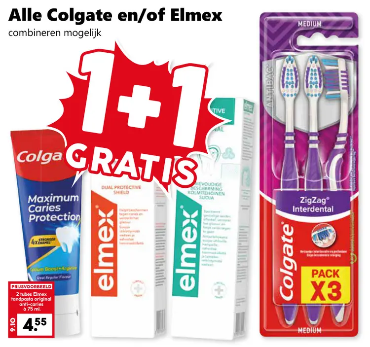 Aanbieding: Alle Colgate en/of Elmex
