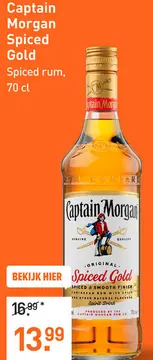 Aanbieding: Captain Morgan Spiced Gold