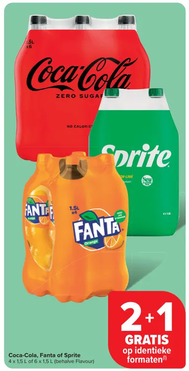 Promotie: Coca-Cola, Fanta of Sprite