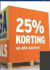 Aanbieding: KORTING op alle kasten