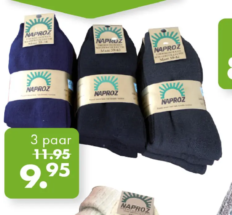Aanbieding: Naproz thermosokken