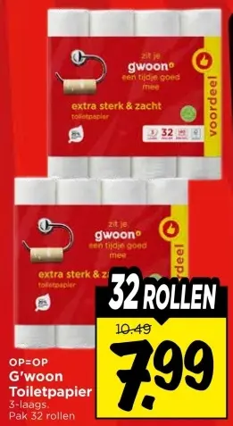 Aanbieding: Toiletpapier