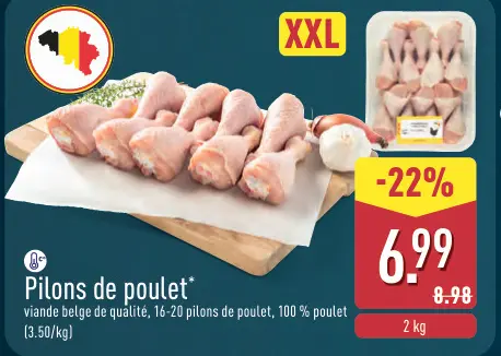 Offre: Pilons de poulet