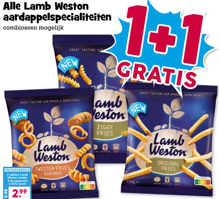 Aanbieding: Lamb Weston aardappelspecialiteiten