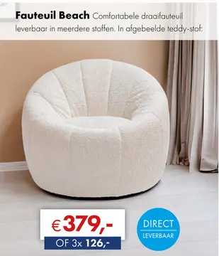 Aanbieding: Beach fauteuil