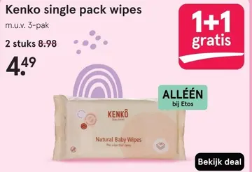Aanbieding: Kenko single pack wipes