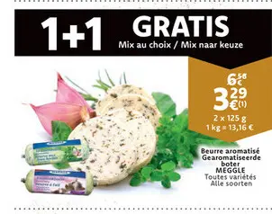 Offre: Beurre aromatisé