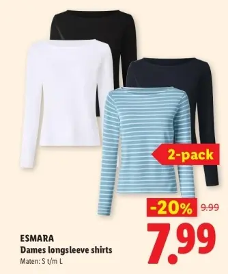 Aanbieding: Longsleeve shirts