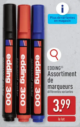 Offre: Assortiment de marqueurs