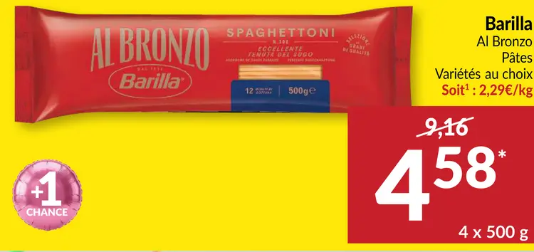 Offre: Al Bronzo Pâtes