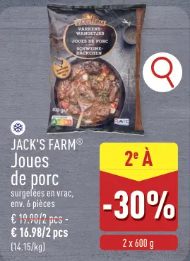 Offre: Joues de porc