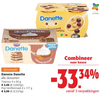 Aanbieding: Danette alle desserten