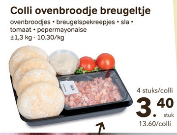 Aanbieding: Colli ovenbroodje breugeltje