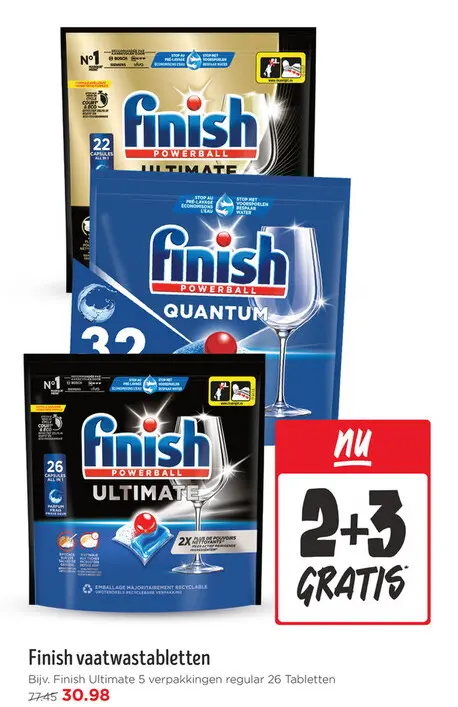 Aanbieding: Finish vaatwastabletten