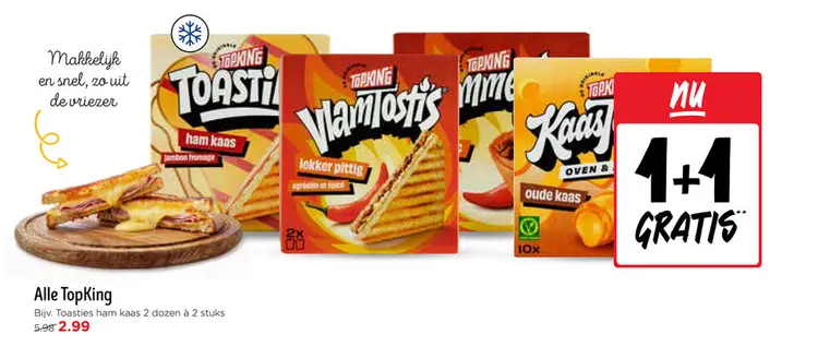 Aanbieding: Toasties ham kaas